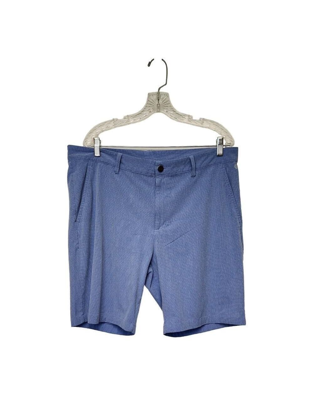 Adidas Mens Light Blue 10"  Golf  Casual Shorts Size 36.
